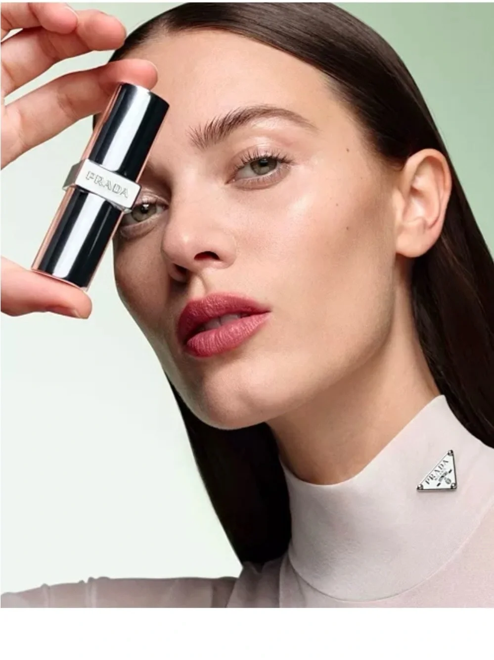NIB PRADA Monochrome Soft Matte Refillable Lipstick. B102. Soft matte.